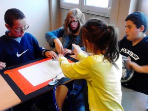 Halloween : les élèves au travail 1