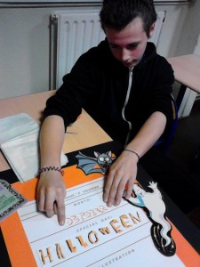 Halloween : les élèves au travail 4